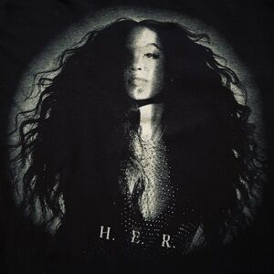 H.E.R. Medium Black T-shirt